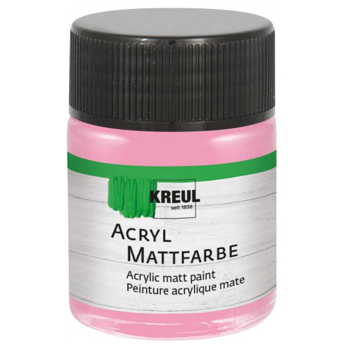 Akrylová barva matná KREUL 50 ml SVĚTLÁ RŮŽOVÁ