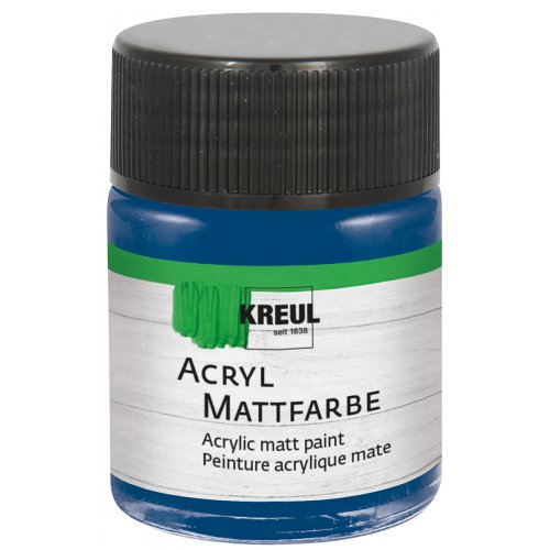 Akrylová barva matná KREUL 50 ml TMAVÁ MODRÁ