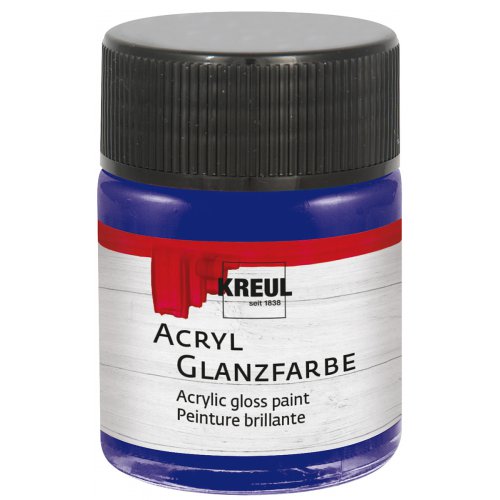 Akrylová barva lesklá KREUL 50 ml TMAVÁ MODRÁ