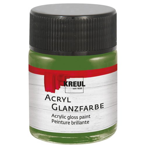 Akrylová barva lesklá KREUL 50 ml OLIVOVÁ