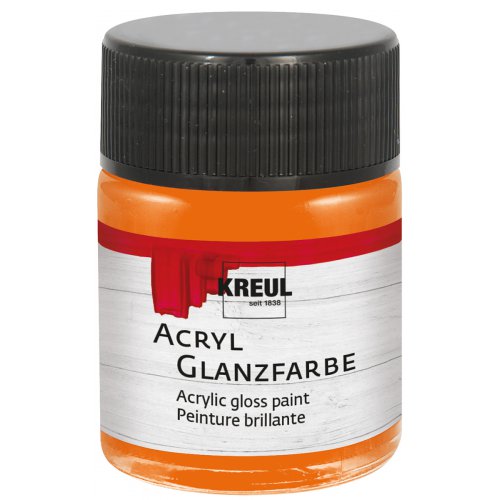 Akrylová barva lesklá KREUL 50 ml ORANŽOVÁ