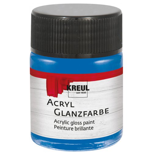 Akrylová barva lesklá KREUL 50 ml MODRÁ