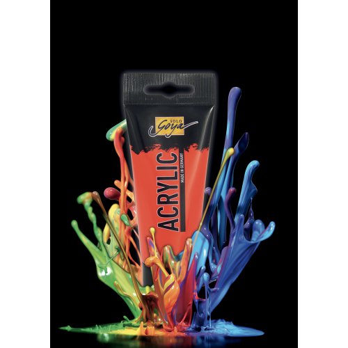 Akrylová barva SOLO GOYA EFEKT 100 ml JANTAROVÁ ŽLUTÁ - 841_SOLO_GOYA_ACRYLIC_Tube_Einstieg.jpg