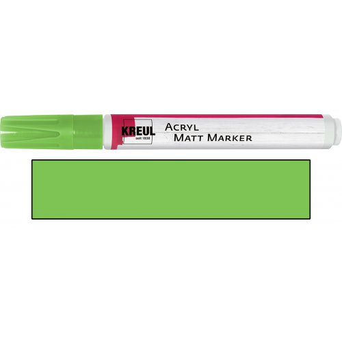 Akrylový fix matný KREUL medium ZELENÁ