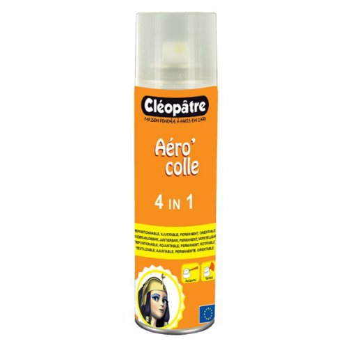 Lepidlo ve spreji CLEOPATRE 4 v 1 permanentní 250 ml