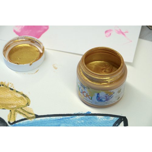 Prstová barva MUCKI 150 ml TŘPYTIVÁ RŮŽOVÁ - 231_MUCKI_Funkelfingerfarbe_1.jpg