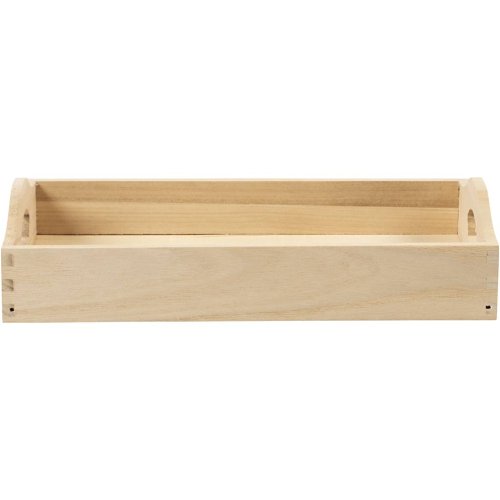Dřevěný podnos k dotvoření 30 x 17 x 5 cm - obrázek