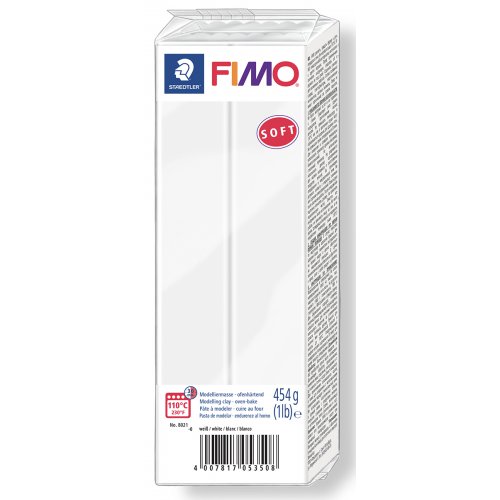 FIMO soft 454 g BÍLÁ