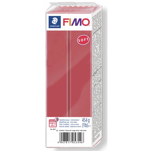 FIMO soft 454 g TMAVĚ ČERVENÁ
