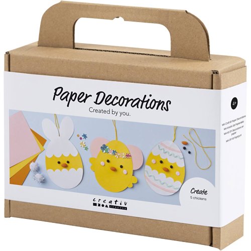 Sada KUŘÁTKA Z PAPÍRU - obrázek