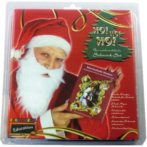 Vánoční sada barvy na obličej "HO! HO! HO!"