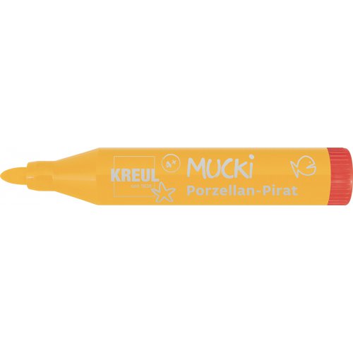 Fixy na porcelán MUCKI PIRÁT 5 barev - 27157_MUCKI_Porcelan_fix_zluty.jpg