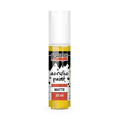 Akrylová barva matná PENTART 20 ml ŽLUTÁ