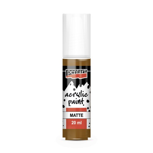 Akrylová barva matná PENTART 20 ml SVĚTLÁ HNĚDÁ