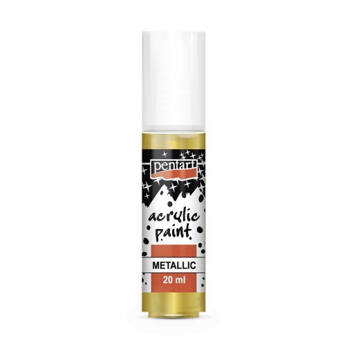 Akrylová barva metalická PENTART 20 ml ZLATÁ