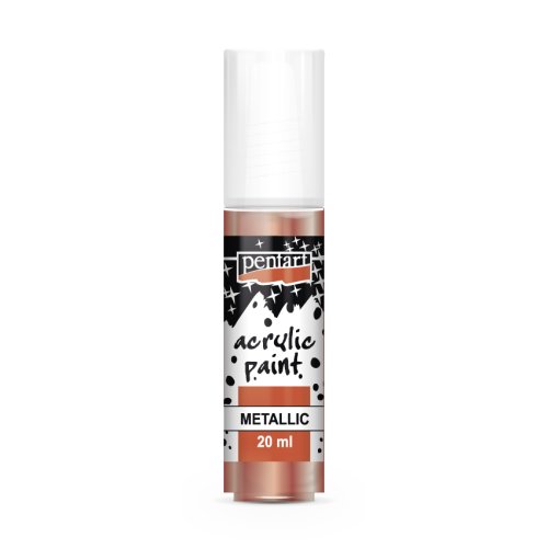 Akrylová barva metalická PENTART 20 ml BRONZOVÁ