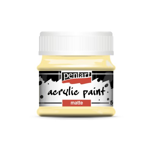 Akrylová barva matná PENTART 50 ml BÍLÁ KÁVA
