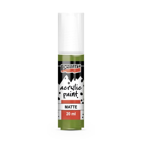 Akrylová barva matná PENTART 20 ml OLIVOVÁ