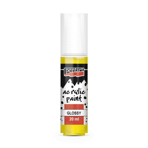 Akrylová barva lesklá PENTART 20 ml ŽLUTÁ