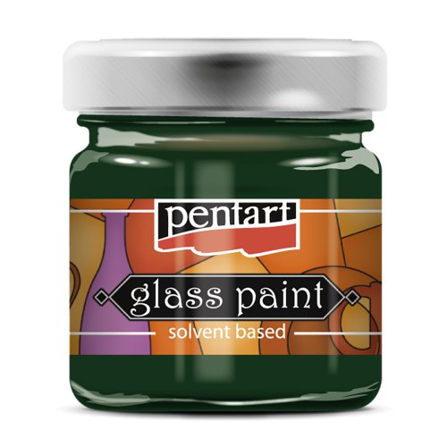 Barva na sklo nevypalovací PENTART 30 ml ZELENÁ