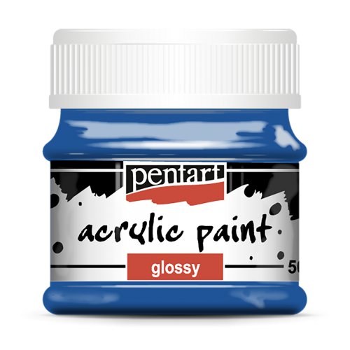 Akrylová barva lesklá PENTART 50 ml MODRÁ