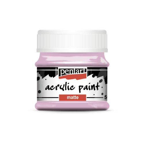 Akrylová barva matná PENTART 50 ml RŮŽOVÁ