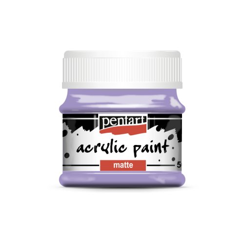 Akrylová barva matná PENTART 50 ml SVĚTLÁ PURPUROVÁ