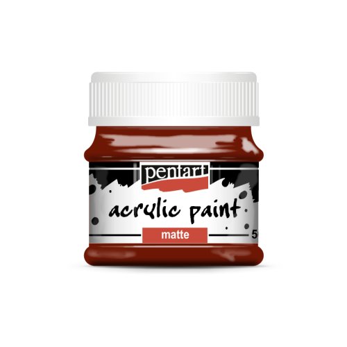 Akrylová barva matná PENTART 50 ml BORDÓ