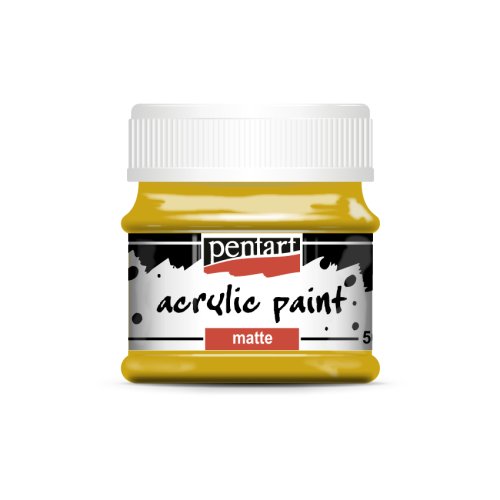 Akrylová barva matná PENTART 50 ml OKROVÁ