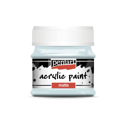 Akrylová barva matná PENTART 50 ml LEDOVÁ MODRÁ