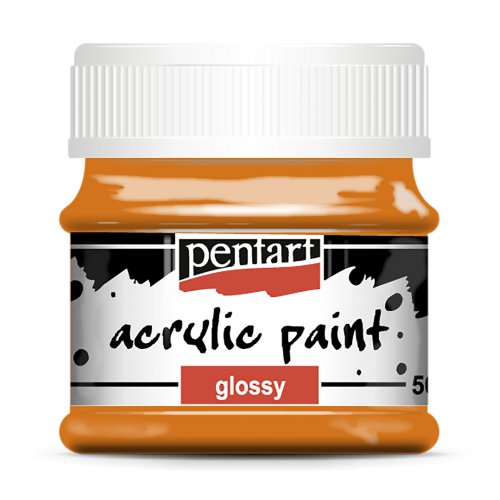 Akrylová barva lesklá PENTART 50 ml ORANŽOVÁ