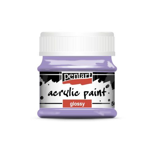 Akrylová barva lesklá PENTART 50 ml SVĚTLÁ FIALOVÁ