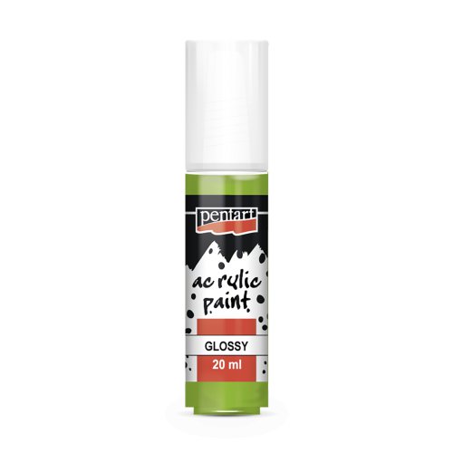 Akrylová barva lesklá PENTART 20 ml ZELENÁ JABLKO