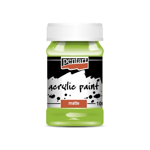 Akrylová barva matná PENTART 100 ml ZELENÁ JABLKO