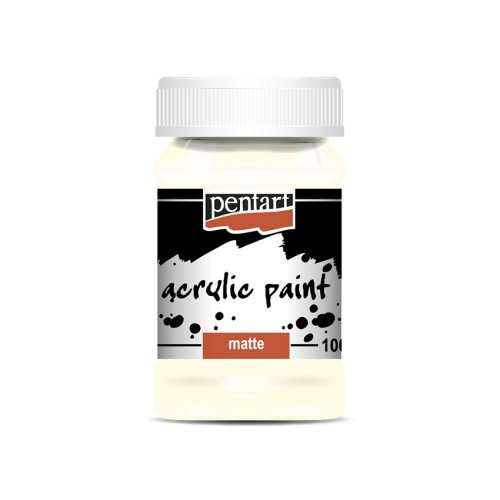 Akrylová barva matná PENTART 100 ml SLONOVINOVÁ