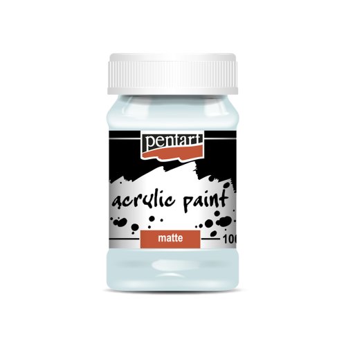 Akrylová barva matná PENTART 100 ml LEDOVÁ MODRÁ