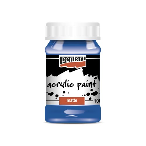 Akrylová barva matná PENTART 100 ml MODRÁ