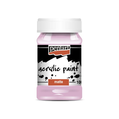Akrylová barva matná PENTART 100 ml RŮŽOVÁ