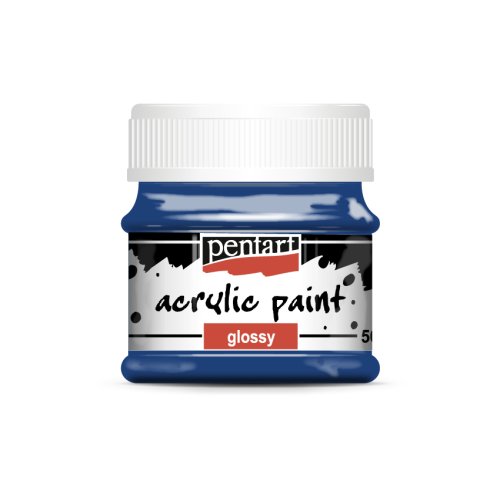 Akrylová barva lesklá PENTART 50 ml TMAVÁ MODRÁ