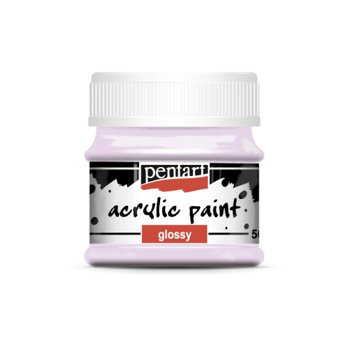 Akrylová barva lesklá PENTART 50 ml PASTELOVÁ FIALOVÁ