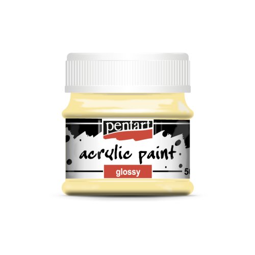 Akrylová barva lesklá PENTART 50 ml BÍLÁ KÁVA
