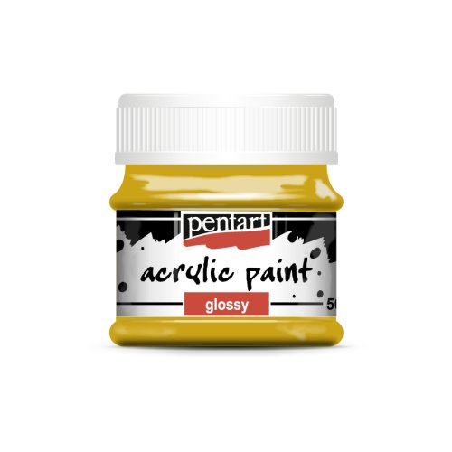 Akrylová barva lesklá PENTART 50 ml OKROVÁ