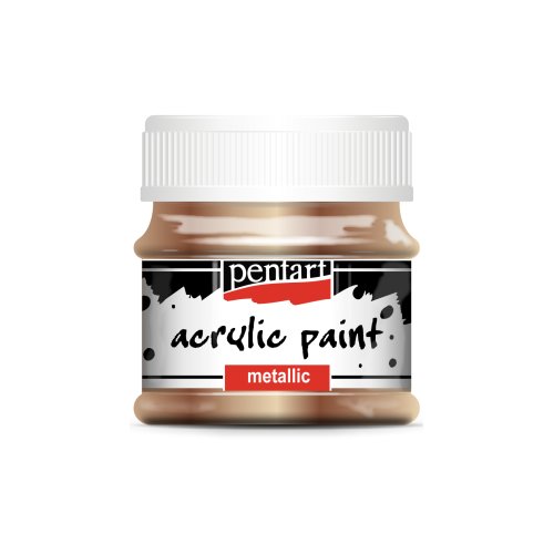 Akrylová barva metalická PENTART 50 ml ANTICKÁ ZLATÁ