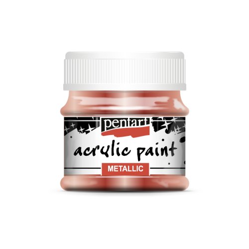 Akrylová barva metalická PENTART 50 ml BRONZOVÁ