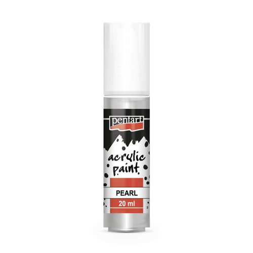 Akrylová barva perleťová PENTART 20 ml STŘÍBRNÁ