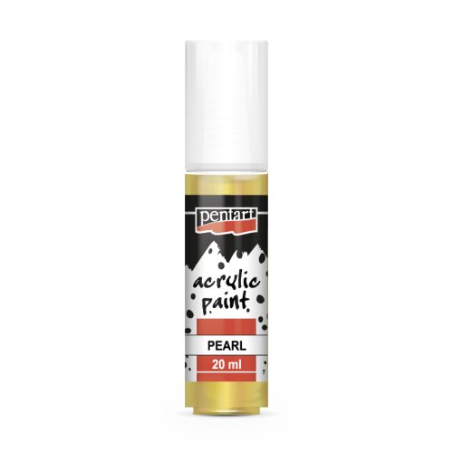 Akrylová barva perleťová PENTART 20 ml ŽLUTÁ