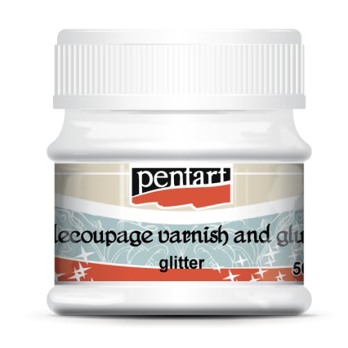 Lepidlový lak na decoupage Glitter PENTART 50 ml