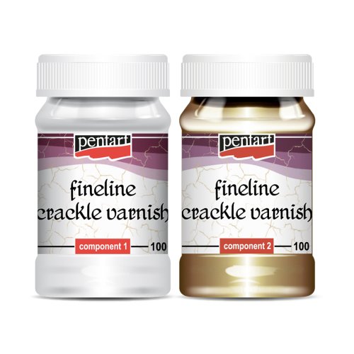 Krakelovací lak Fineline - dvousložkový PENTART 100 ml