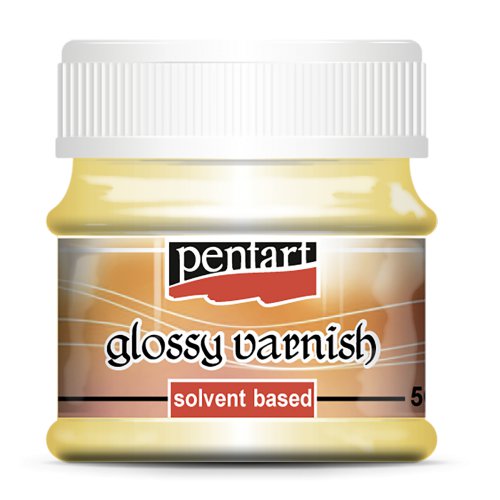 Lesklý lak na bázi rozpouštědla PENTART 50 ml