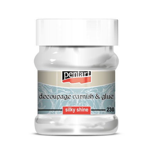 Lepidlový lak na decoupage hedvábný lesk PENTART 230 ml